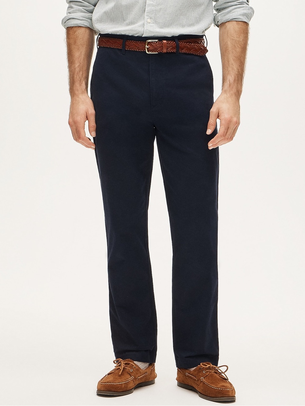 Broken-in Straight chino pants